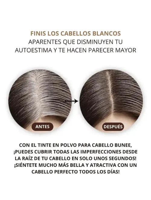 Bunee - Tintura de Cabello Cubre Todas las Canas