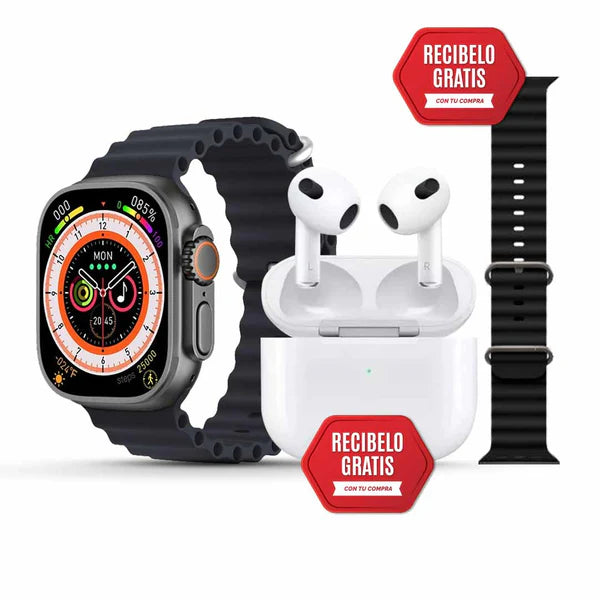 [OFERTA LIQUIDACIÓN] SmartWatch ULTRA 2™ + Airpods PRO (GRATIS)  + 3 Correas (GRATIS)