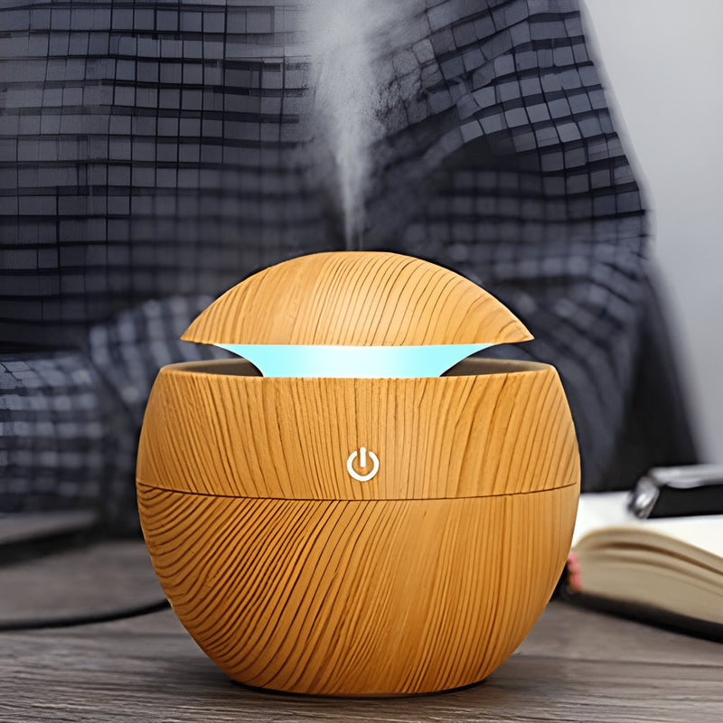 ¡Humidificador de Aire y Difusor Aromático AromaMist USB Lumina con LED!